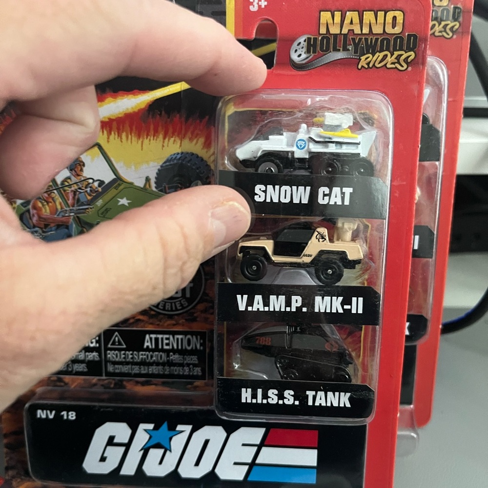 Collectible GI Joe mini Nano Rides
